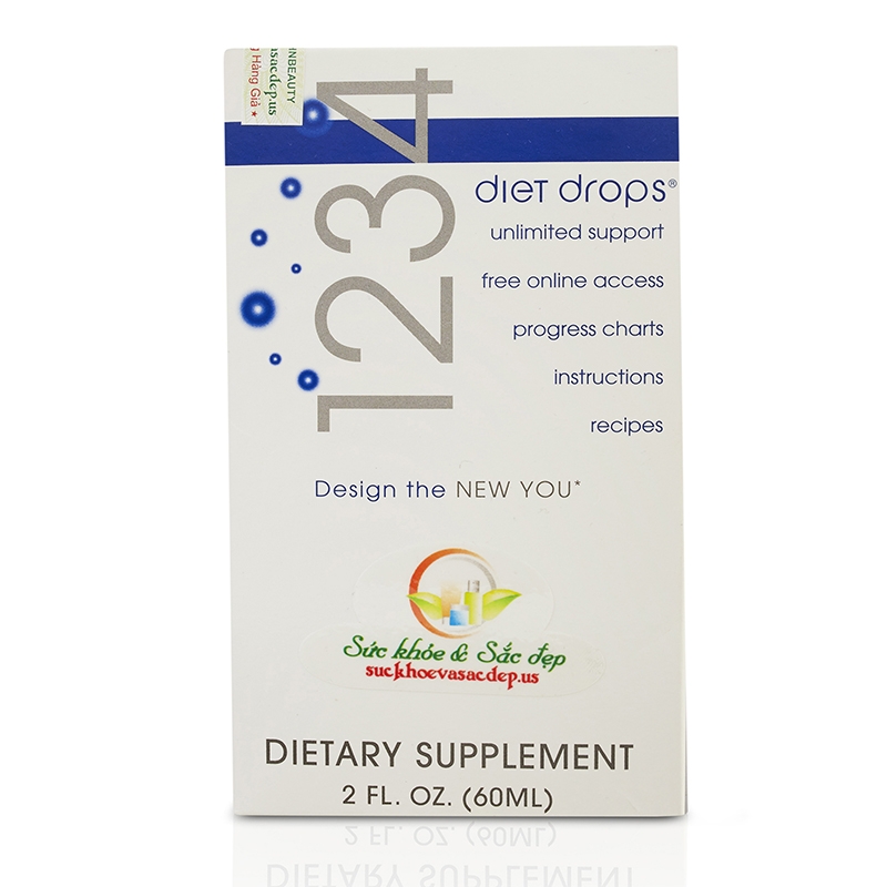 GIẢM CÂN DẠNG NƯỚC 1234 DIET DROP – GIẢI PHÁP GIẢM CÂN AN TOÀN, HIỆU QUẢ