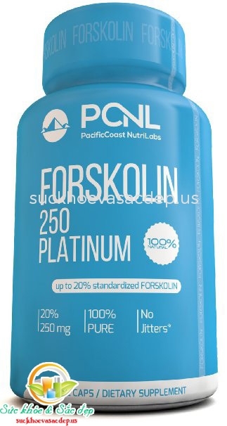 VIÊN UỐNG GIẢM CÂN AN TOÀN TỪ CÂY HÚNG CHANH FORSKOLIN 250 PLATINUM