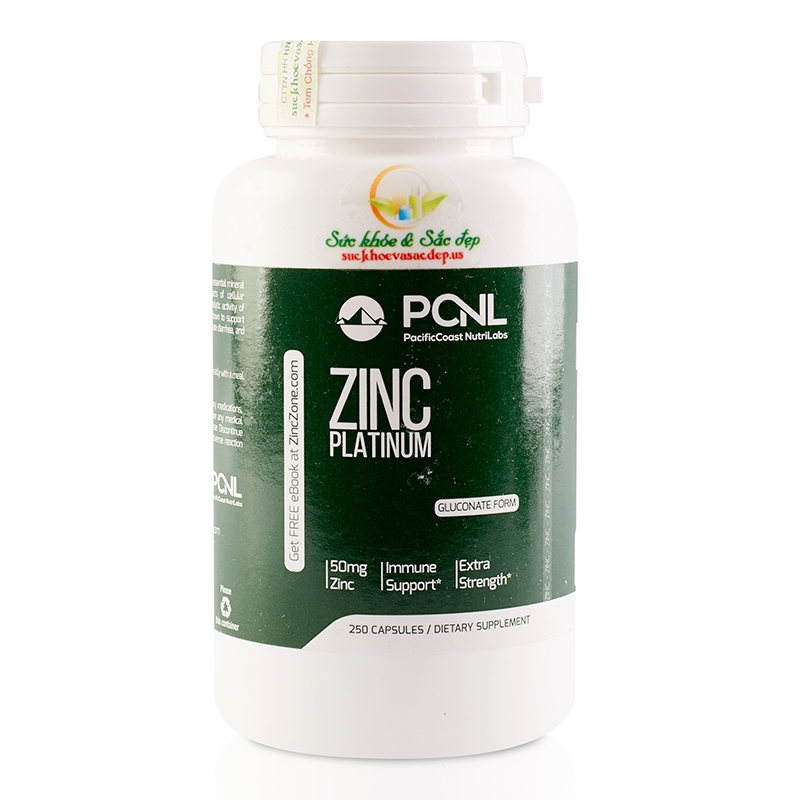 VIÊN UỐNG TRỊ MỤN ZINC ,SỐ MỘT HOA KÌ